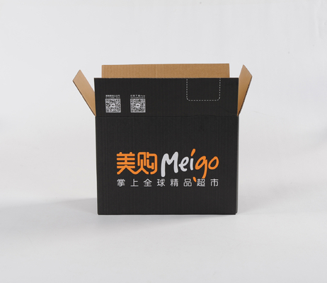 Geaffrouwde papier-kartoncontainerdozen voor milieuvriendelijke verpakkingen