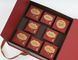 Rode het Type van de Giftdozen van het Luxe Harde Karton Vouwbare Chocolade Verpakking