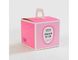 Roze Vouwbare van het Kartondozen van de Voedselrang Lichtgewicht de Cake Verpakking