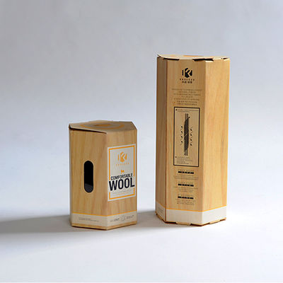 Opvouwbare kartonnen cadeaubon Flat Pack Matt Film Packaging Solution